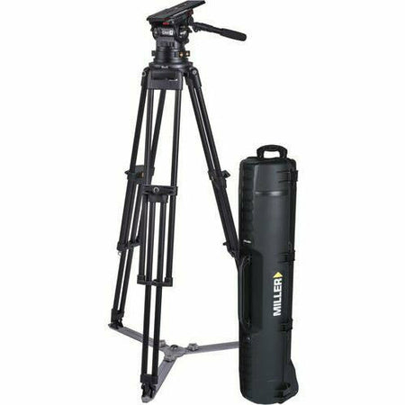 Miller CiNX 7 Fluid Head (1107) HDC MB 1-St Alloy Tripod (2110G) Ground Spreader (2130) MB adaptor with clamp (1225) 1 x Pan Handle (698) Smartcase (3615) - Dragon Image