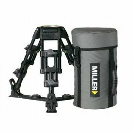 Miller 455 Baby Legs 2-Stage Alloy Tripod with spreader and softcase - Dragon Image