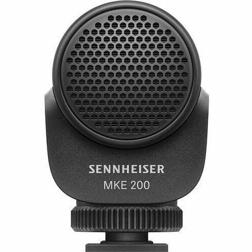 Sennheiser MKE 200 Compact, super-cardioid on-camera microphone with built-in wind protection and shock absorption - Dragon Image