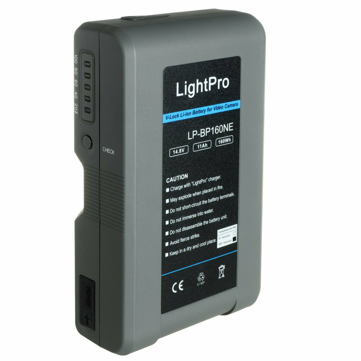 LightPro LP-BP 160NE 159.8wh Li-ion V-Lock / VLock Battery with 5v USB - Dragon Image