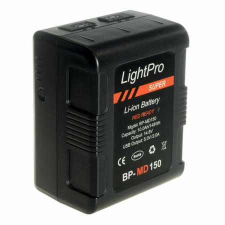Lightpro Super BP-MD150 150wh Vlock w/ Dual D-Tap Battery - Dragon Image