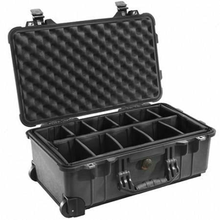 PELICAN Case 1510 with Dividers Black - Dragon Image