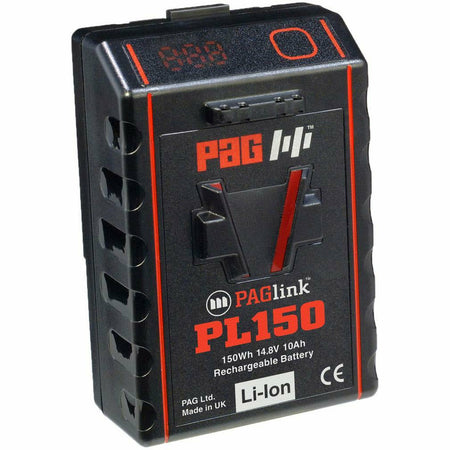 PAG - PAGlink PL150T Time Battery 150Wh 14.8V 8Ah (V-Mount Li-Ion) [9309] - Dragon Image