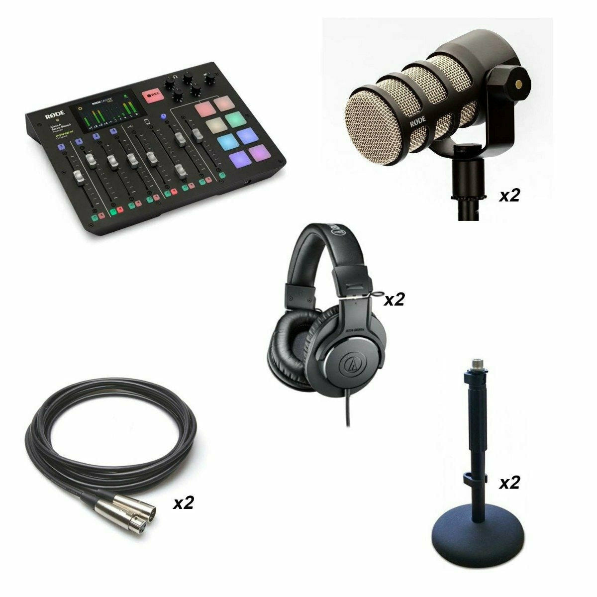 Rode PodMic Podcast Studio Kit - Dragon Image