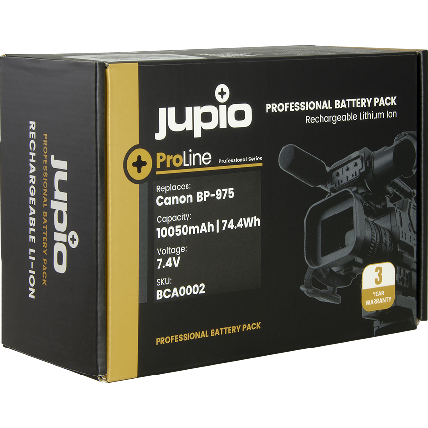Jupio Canon ProLine BP-975 7.4V 10050mAh Video Battery - Dragon Image