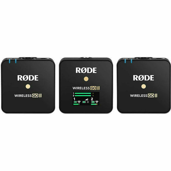 Hire Equipment -RODE Wireless Go II Kit with 2 Lavalier mic - Daily Hire - Dragon Image