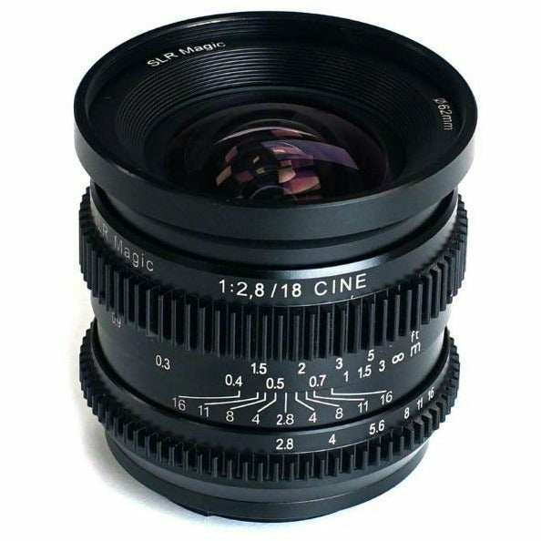 SLR Magic CINE 18mm F/2.8 lens E Mount (EF/PL/E mount) - Dragon Image