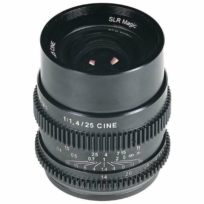SLR Magic CINE 25mm F/1.4 lens E Mount (EF/PL/E mount) - Dragon Image