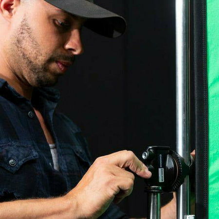 Lastolite LL LR83352 StudioLink Chroma Key Blue Screen Kit 3 x 3m - Dragon Image