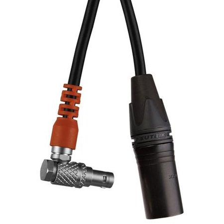 Teradek RT Latitude Power Cable 4-pin XLR (40cm, r/a to straight) - Dragon Image