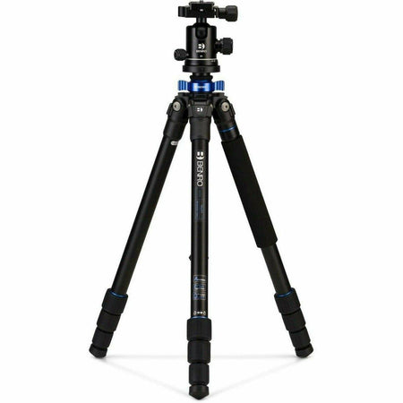 Benro TMA18AHD1 Mach3 Tripod Series 1, Aluminium, 4 Section, Monopod, Twist Lock, HD1 Head, PU60 Plate - Dragon Image