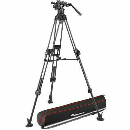 Manfrotto MVK612TWINFC Nitrotech 612 series with 645 Fast Twin Carbon Tripod - Dragon Image