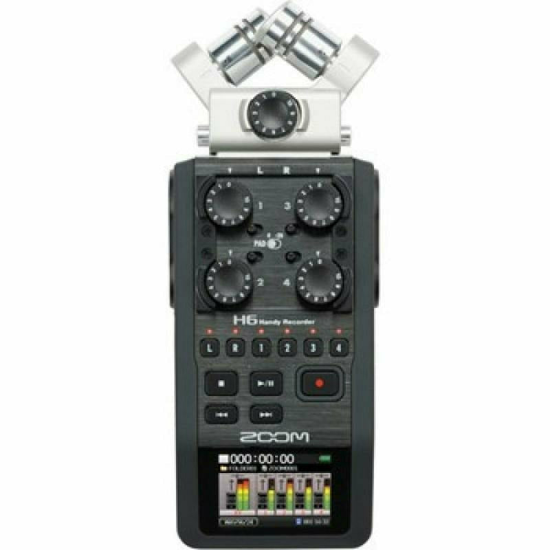 Zoom H6 Handy - Handheld Recorder with Interchangeable Microphone System - Dragon Image